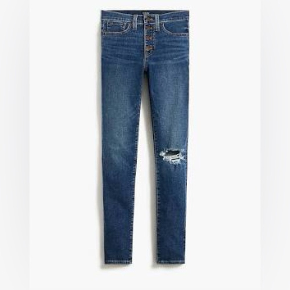 J.Crew 9" mid-rise skinny jean in signature stretch